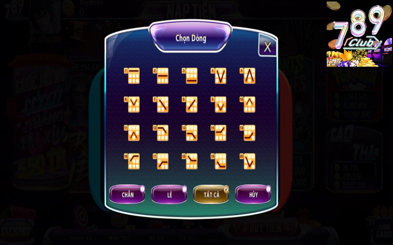 Các dòng cược trong game super mario