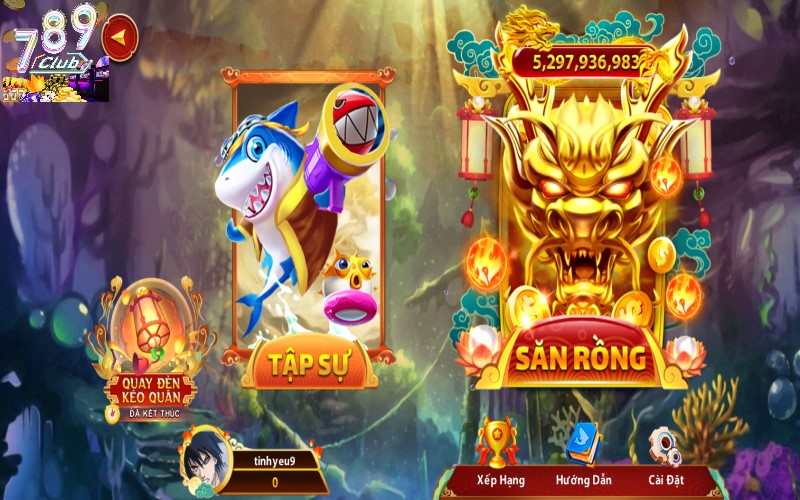 Các sảnh game trong bắn cá của 789Club