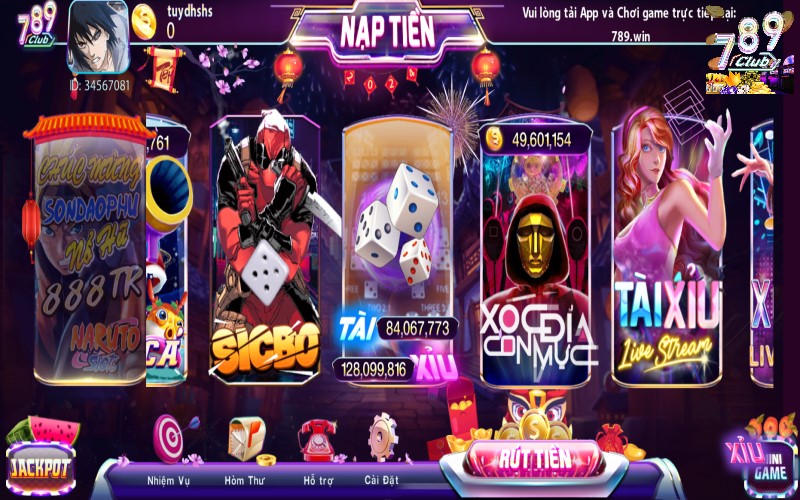 Giới thiệu cổng game 789club