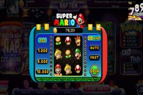 Super Mario Nổ Hũ 789Club: Quay Ngay – Thưởng Khủng Hàng Ngày