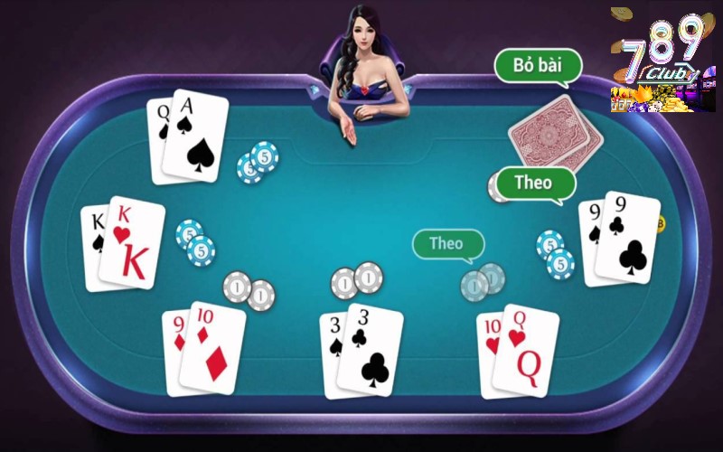 Trình tự một ván bài Poker tại 789club