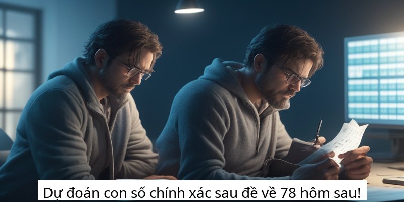 Dự đoán con số chính xác sau đề về 78 hôm sau!