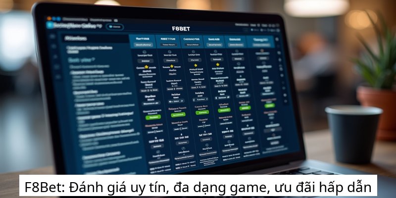 F8Bet: Đánh giá uy tín, đa dạng game, ưu đãi hấp dẫn